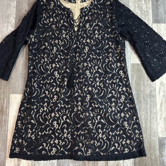 Xhilaration Tops - Xilaration XL Womens Blouse, Cream, Black, lacy